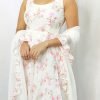 Solid maxi dress with banarasi patch details - SALE, Maxi Dress, Accessories