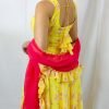 Floral anarkali set - Suits