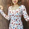 Cotton Full sleeves Kurti purple - Kurtis