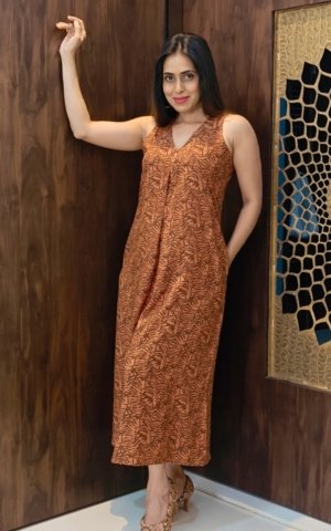 Cotton Midi Dress - Dresses