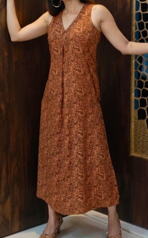 Cotton Midi Dress - Dresses