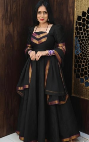 Alankar Gown - Black