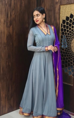 Abha-Leela Anarkali Gown